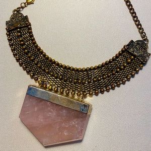 Rose Quartz choker